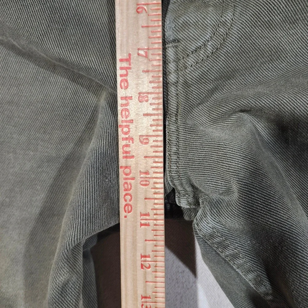 Vintage Levis SilverTab Loose Olive Green Jeans Made in USA 31x32 501-0596